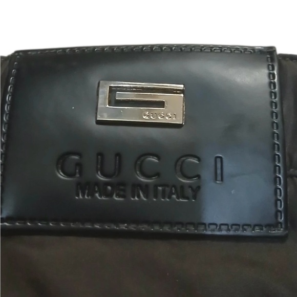 Gucci Men's Black Straight Leg Flannel Lined Pants Made In Italy Size 32 - Picture 6 of 10